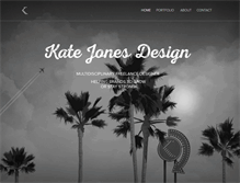 Tablet Screenshot of katejonesdesign.co.uk